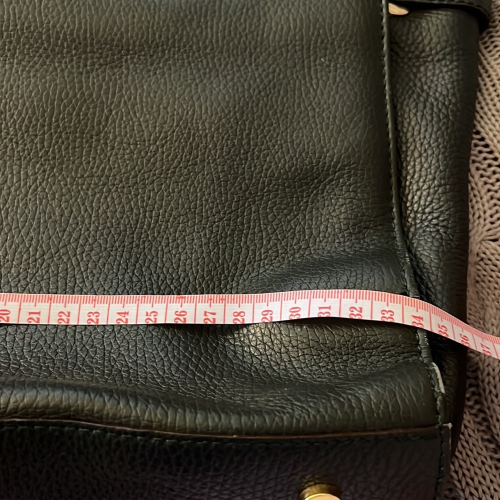 Tous Green Leather Tote with Gold Hardware - Picture 5 of 6